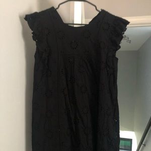 Black Eyelet Dress